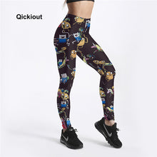 Cartoon Printed Leggings For Women