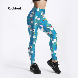 Cartoon Printed Leggings For Women