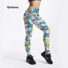 Cartoon Printed Leggings For Women