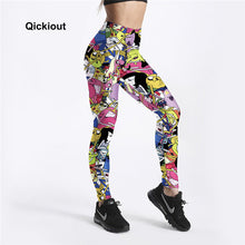 Cartoon Printed Leggings For Women