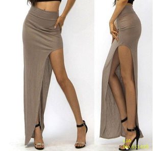 Long Maxi Skirt Black