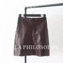 PU faux leather women