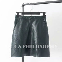 PU faux leather women