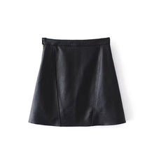 PU faux leather women
