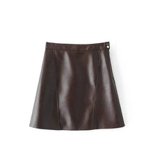 PU faux leather women