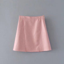 PU faux leather women