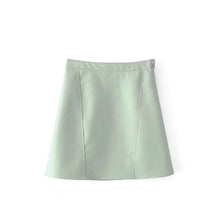 PU faux leather women