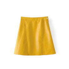 PU faux leather women