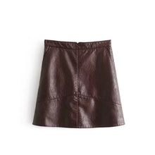 PU faux leather women
