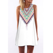 Beach Dress Floral Print Tunic Sleeveless