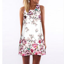 Beach Dress Floral Print Tunic Sleeveless