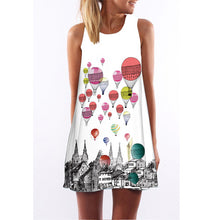 Beach Dress Floral Print Tunic Sleeveless