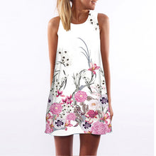 Beach Dress Floral Print Tunic Sleeveless