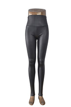 High Waist Leather Leggings For Women Skinny Leather Leggings