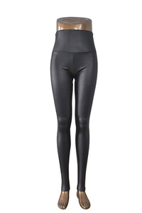 High Waist Leather Leggings For Women Skinny Leather Leggings