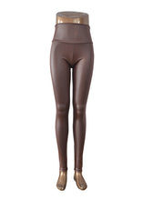 High Waist Leather Leggings For Women Skinny Leather Leggings