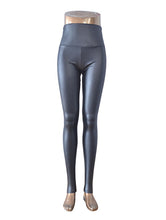 High Waist Leather Leggings For Women Skinny Leather Leggings
