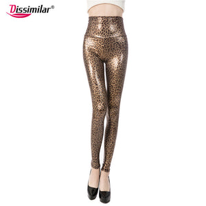 High Waist Leather Leggings For Women Skinny Leather Leggings