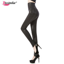 High Waist Leather Leggings For Women Skinny Leather Leggings