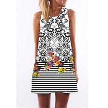 Beach Dress Floral Print Tunic Sleeveless
