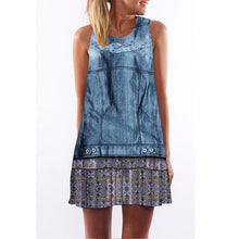 Beach Dress Floral Print Tunic Sleeveless