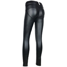 Low Waist Leather Leggings For Women