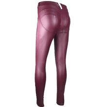 Low Waist Leather Leggings For Women