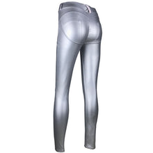Low Waist Leather Leggings For Women