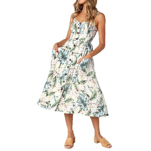 Maxi Vintage Dress for Women