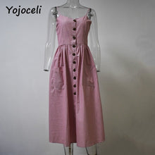 Long boho beach pockets women
