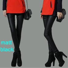 legging skinny PU leather pencil
