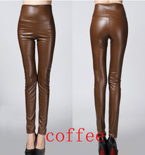 legging skinny PU leather pencil