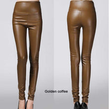 legging skinny PU leather pencil