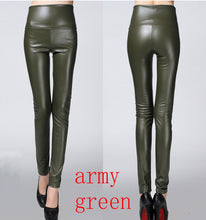 legging skinny PU leather pencil