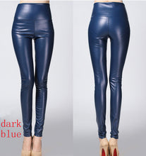 legging skinny PU leather pencil