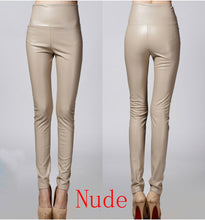 legging skinny PU leather pencil