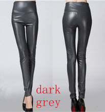 legging skinny PU leather pencil
