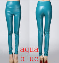 legging skinny PU leather pencil