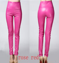 legging skinny PU leather pencil