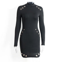 Sexy hollow out hole bodycon dress