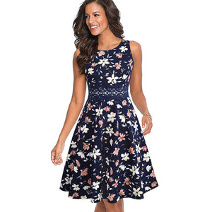 A-Line Pinup Business Women Dress