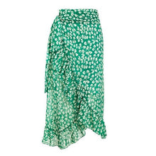 High waist streetwear long skirt femme