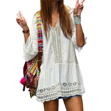 Mini Dresses Ladies Beach Vestidos