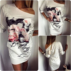 mini cartoon dress female