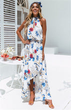 Halter Style Women Casual Loose Dress
