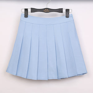 New Spring high waist ball pleated skirts