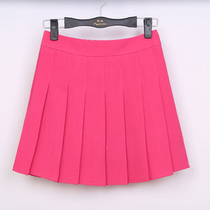 New Spring high waist ball pleated skirts