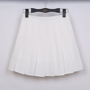 New Spring high waist ball pleated skirts