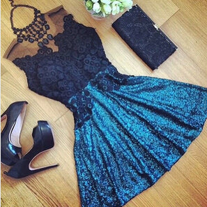 Hollow Dress Summer Style Perspective Dresses O-neck