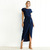 Bohemian Asymmetrical Sashes O-neck Dresses